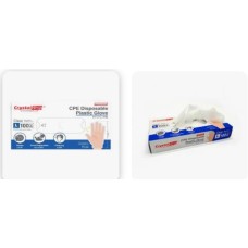 CRYSTAL EMBOSSED PLASTIC GLOVE (100PC X 1BOX)